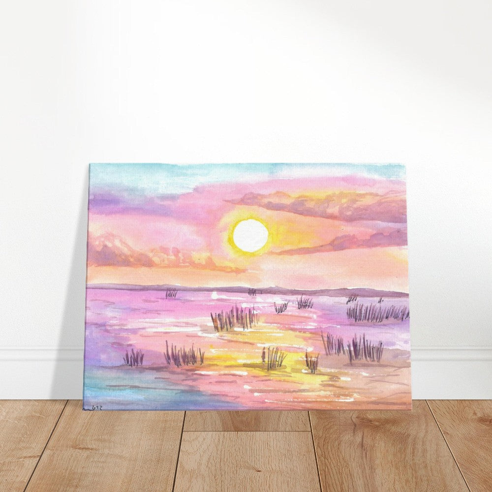 Sunset over the Everglades in Florida USA - Limited Edition Fine Art Print - Original Painting available