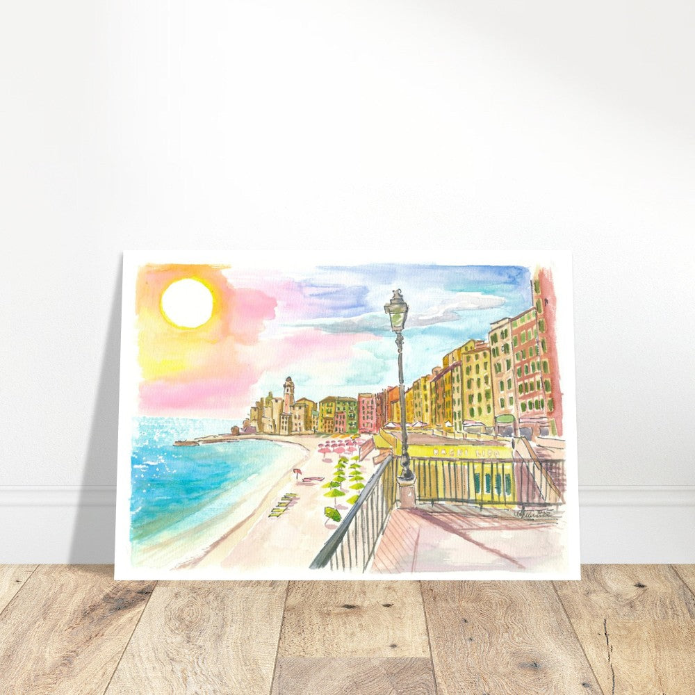Camogli Dreams on the Golfo Paradiso on the Riviera di Levante - Limited Edition Fine Art Print -