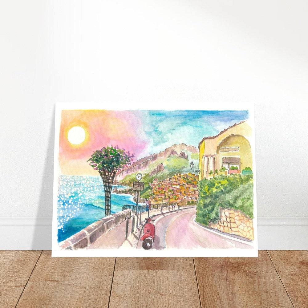Positano on the Amalfi Coast A Dream Ready for your Discoveries - Limited Edition Fine Art Print - Original Painting available