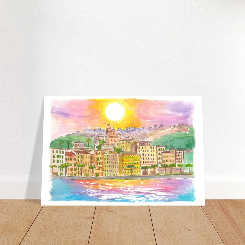 Santa Margherita Ligure the pearl of Tigullia in Italy - Limited Edition Fine Art Print -