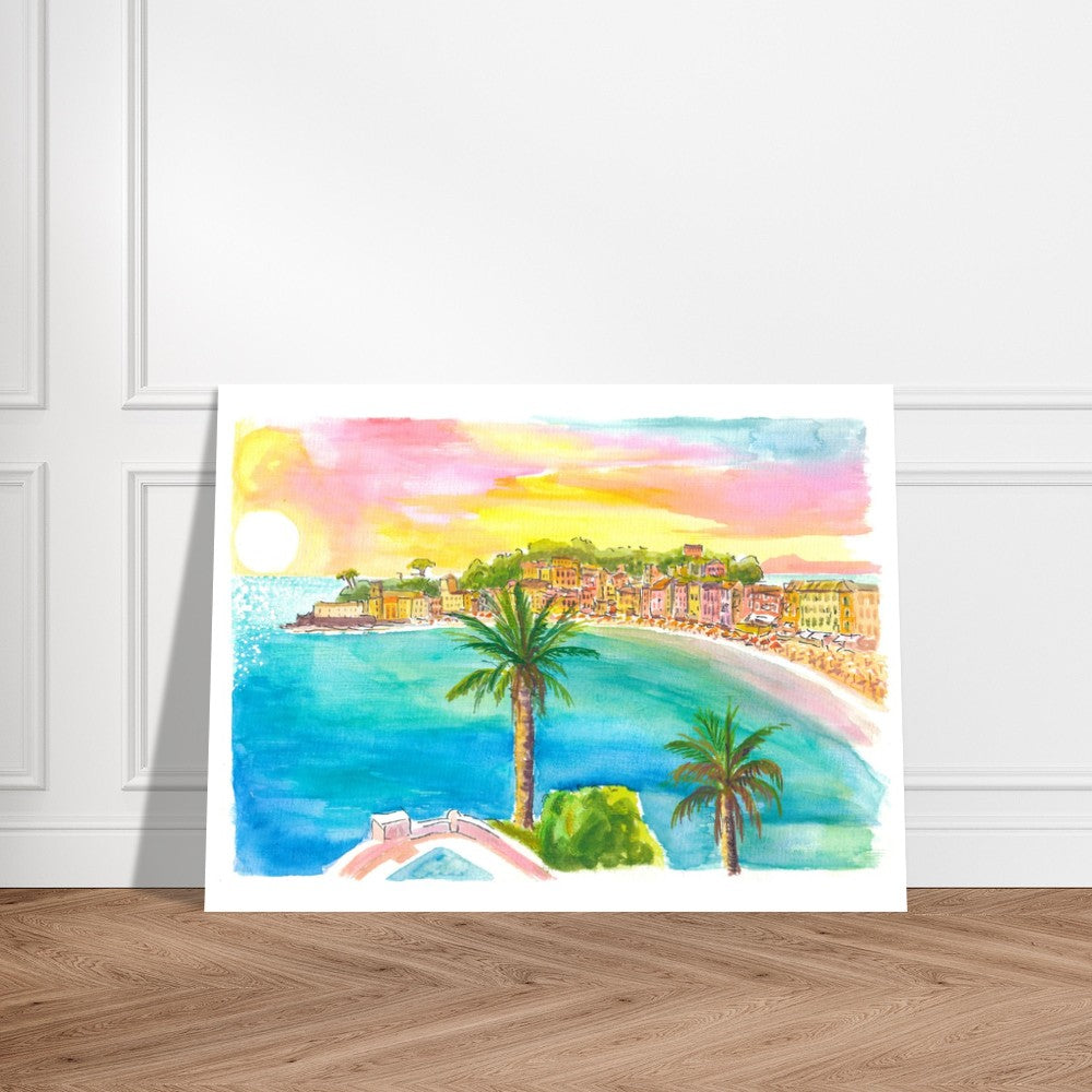 Unique Sestri Levante Peninsula in Romantic Bay of Silence - Limited Edition Fine Art Print -