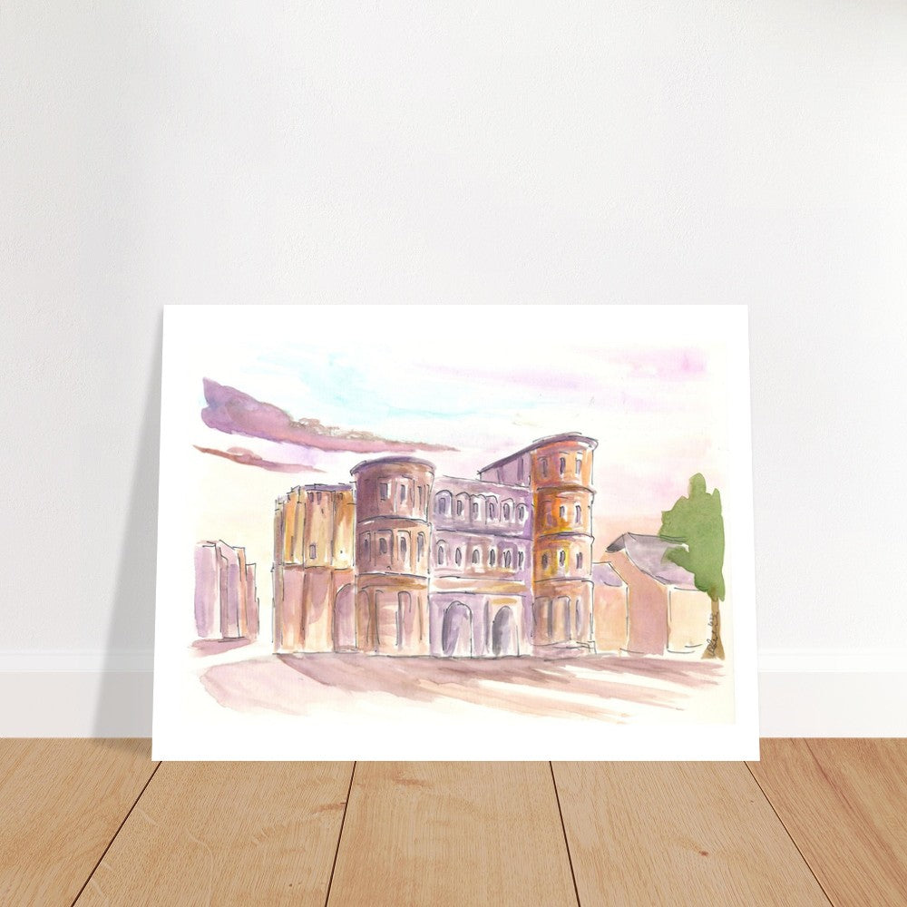 Historic Roman Porta Nigra in Trier Germany - Limited Edition Fine Art Print