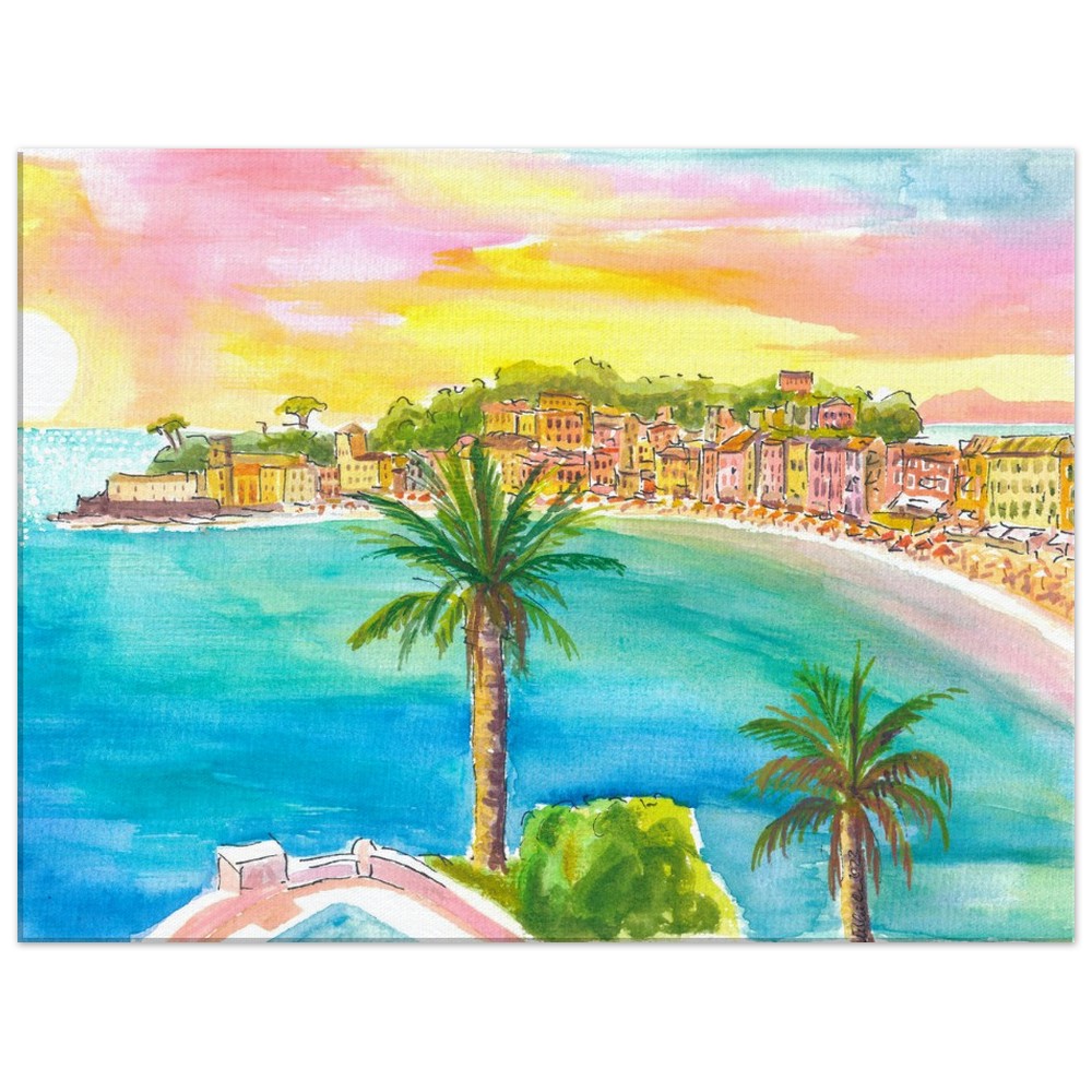Unique Sestri Levante Peninsula in Romantic Bay of Silence - Limited Edition Fine Art Print -