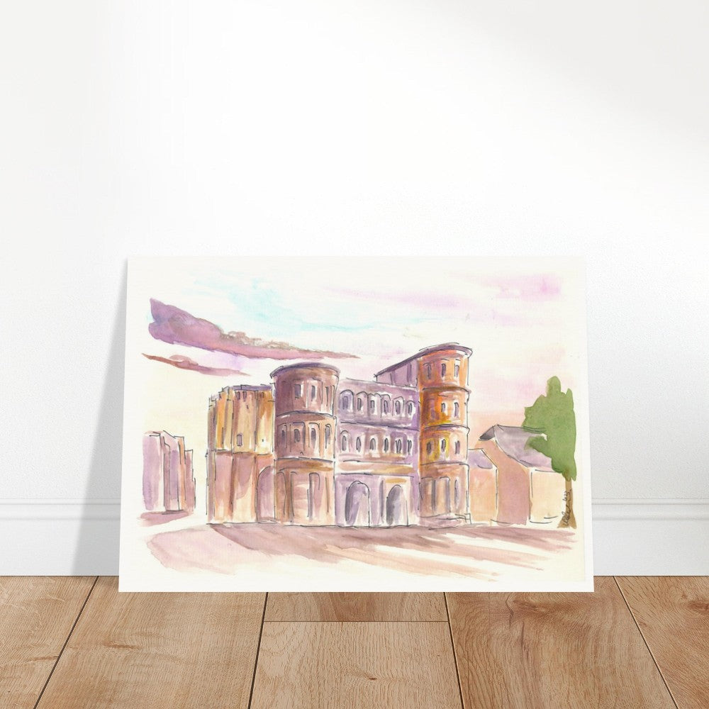 Historic Roman Porta Nigra in Trier Germany - Limited Edition Fine Art Print