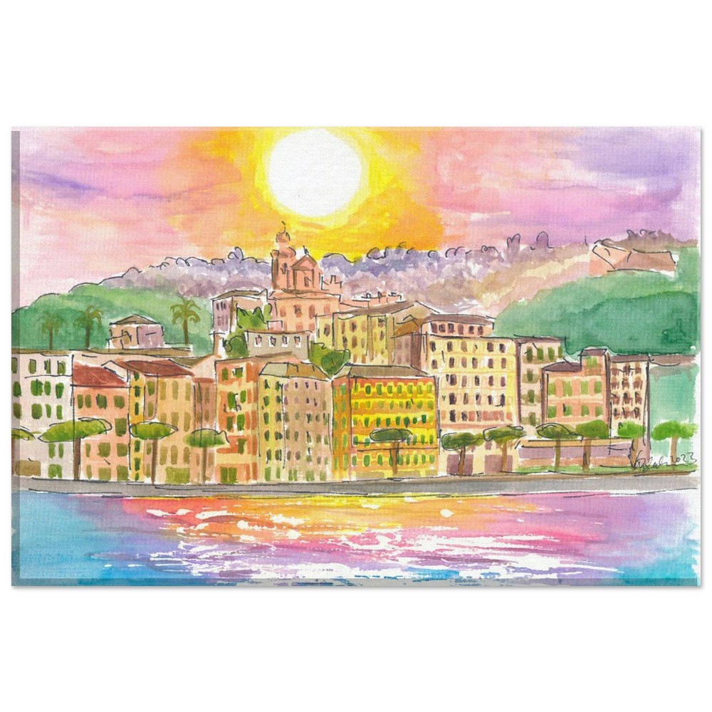 Santa Margherita Ligure the pearl of Tigullia in Italy - Limited Edition Fine Art Print -