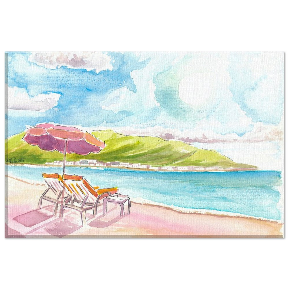 Dreaming Away to Orient Bay Beach Saint Martin Caribbean - Limited Edition Fine Art Print -