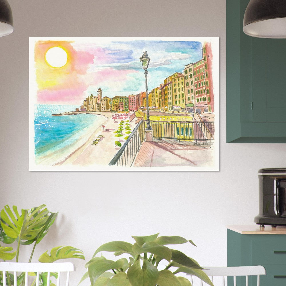 Camogli Dreams on the Golfo Paradiso on the Riviera di Levante - Limited Edition Fine Art Print -