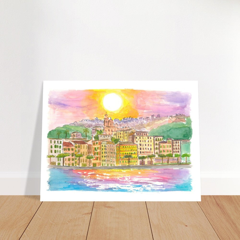 Santa Margherita Ligure the pearl of Tigullia in Italy - Limited Edition Fine Art Print -