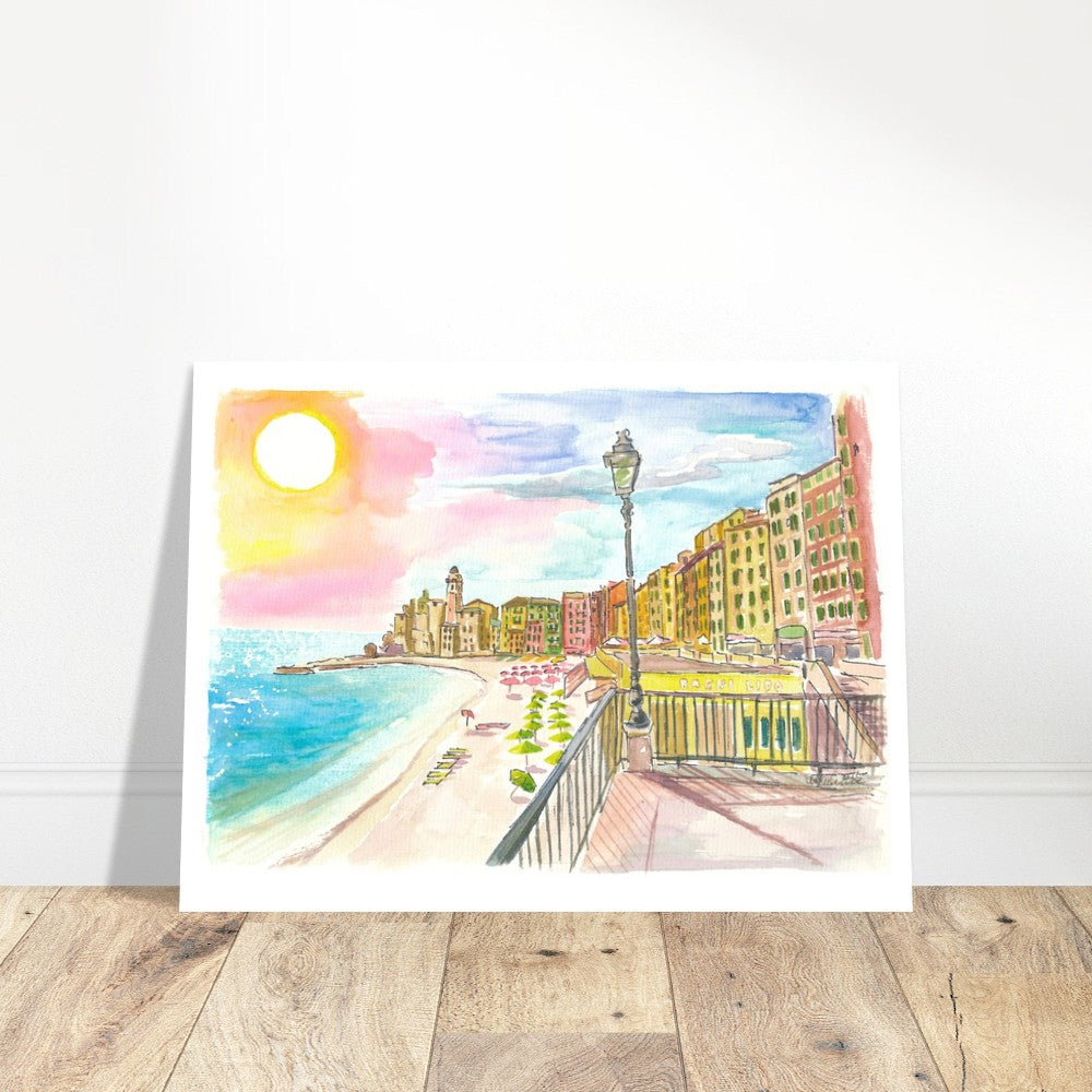 Camogli Dreams on the Golfo Paradiso on the Riviera di Levante - Limited Edition Fine Art Print -