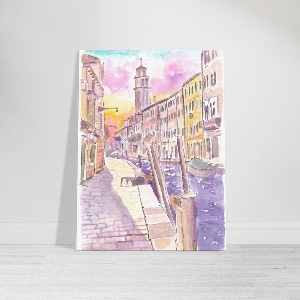 Santa Maria dei Carmini Fondamenta Rio S Barnaba - Limited Edition Fine Art Print - Original Painting available