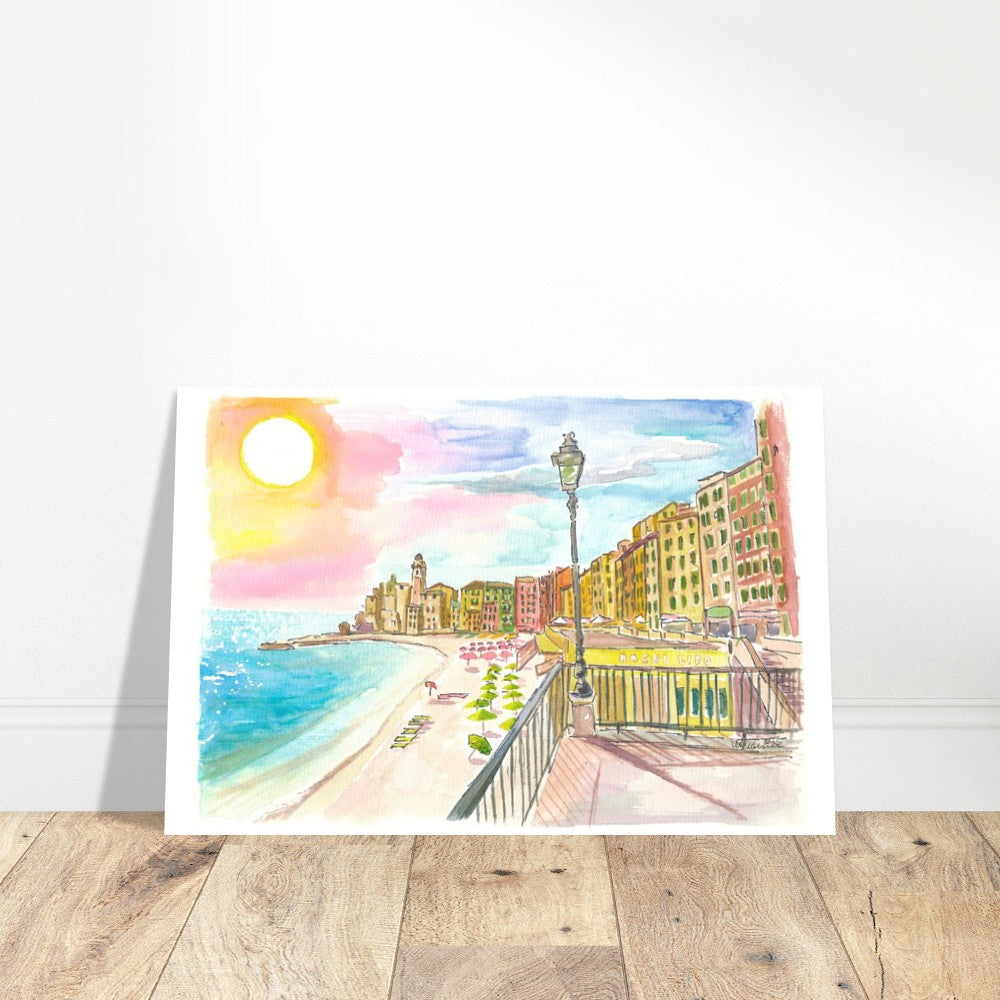 Camogli Dreams on the Golfo Paradiso on the Riviera di Levante - Limited Edition Fine Art Print -
