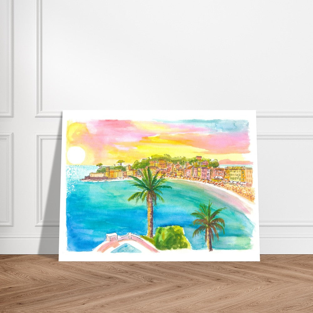 Unique Sestri Levante Peninsula in Romantic Bay of Silence - Limited Edition Fine Art Print -