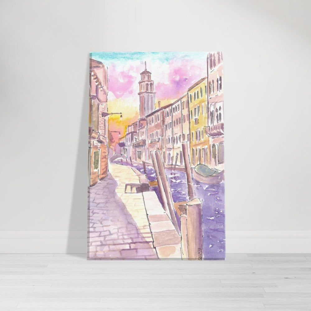 Santa Maria dei Carmini Fondamenta Rio S Barnaba - Limited Edition Fine Art Print - Original Painting available