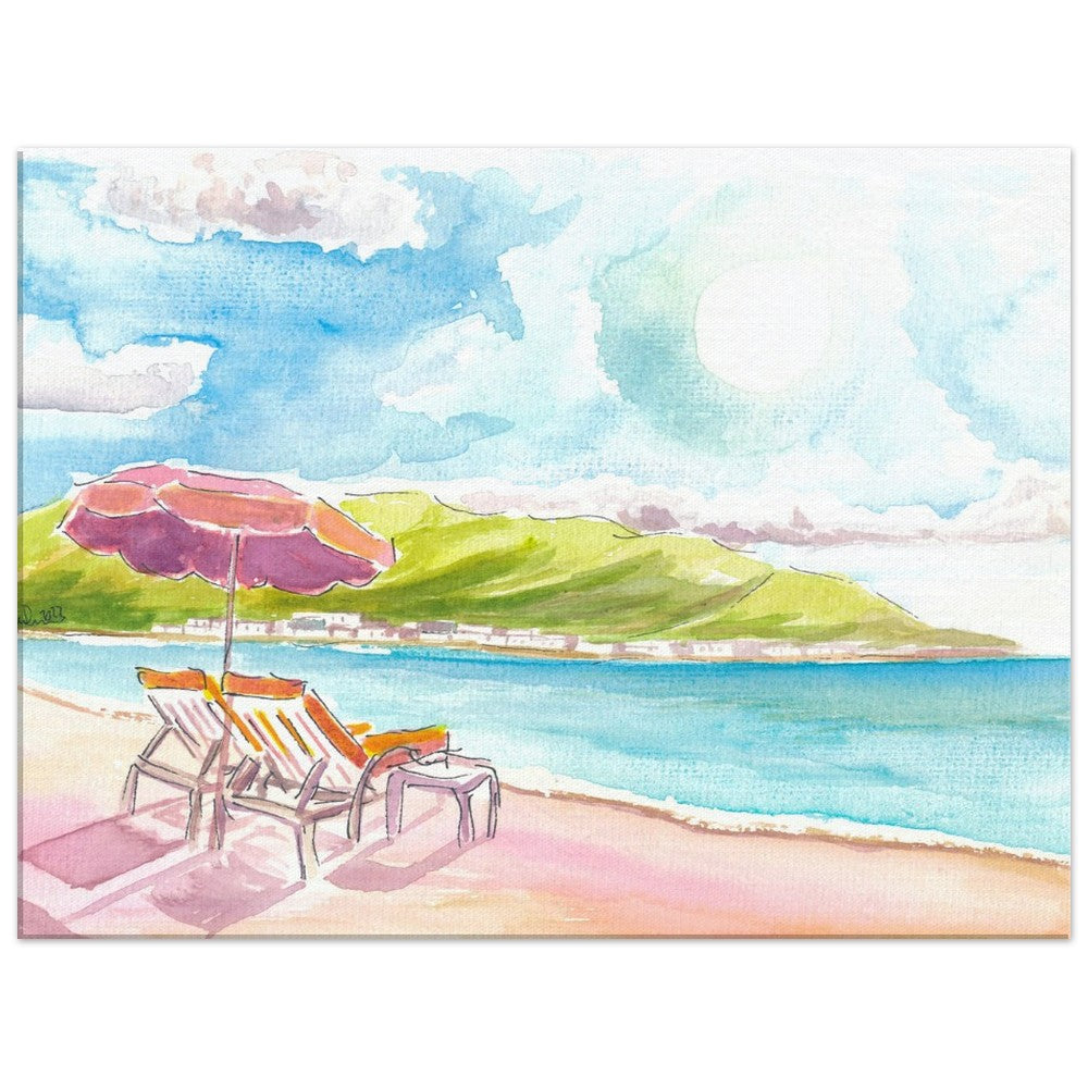 Dreaming Away to Orient Bay Beach Saint Martin Caribbean - Limited Edition Fine Art Print -
