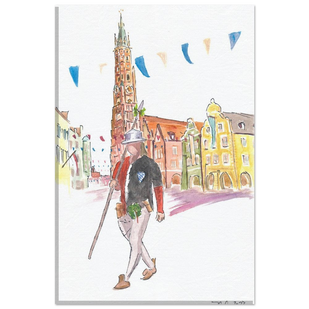 Duke guard on the way back from Landshut Old Town Wedding Procession - Limited Edition Fine Art Print -