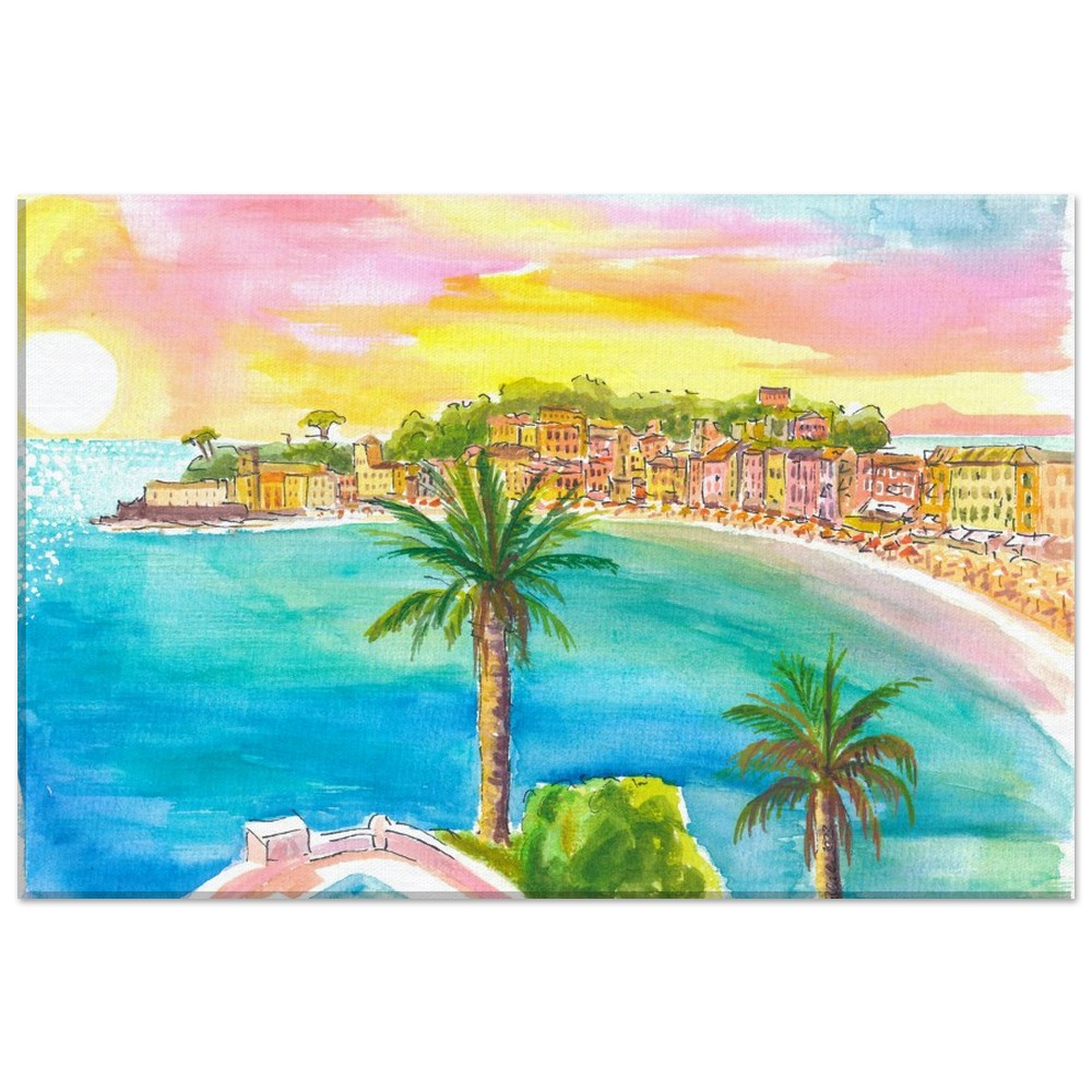 Unique Sestri Levante Peninsula in Romantic Bay of Silence - Limited Edition Fine Art Print -
