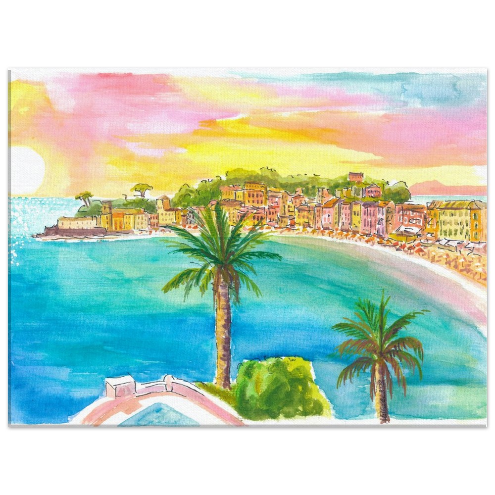 Unique Sestri Levante Peninsula in Romantic Bay of Silence - Limited Edition Fine Art Print -