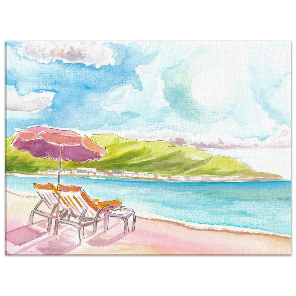 Dreaming Away to Orient Bay Beach Saint Martin Caribbean - Limited Edition Fine Art Print -