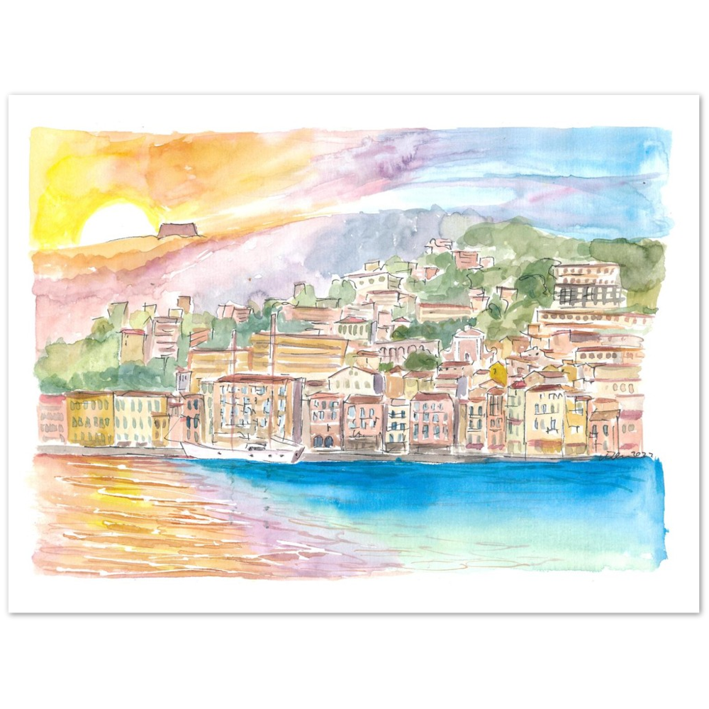 Villefranche-sur-Mer Mediterranean Dreams on French Riviera