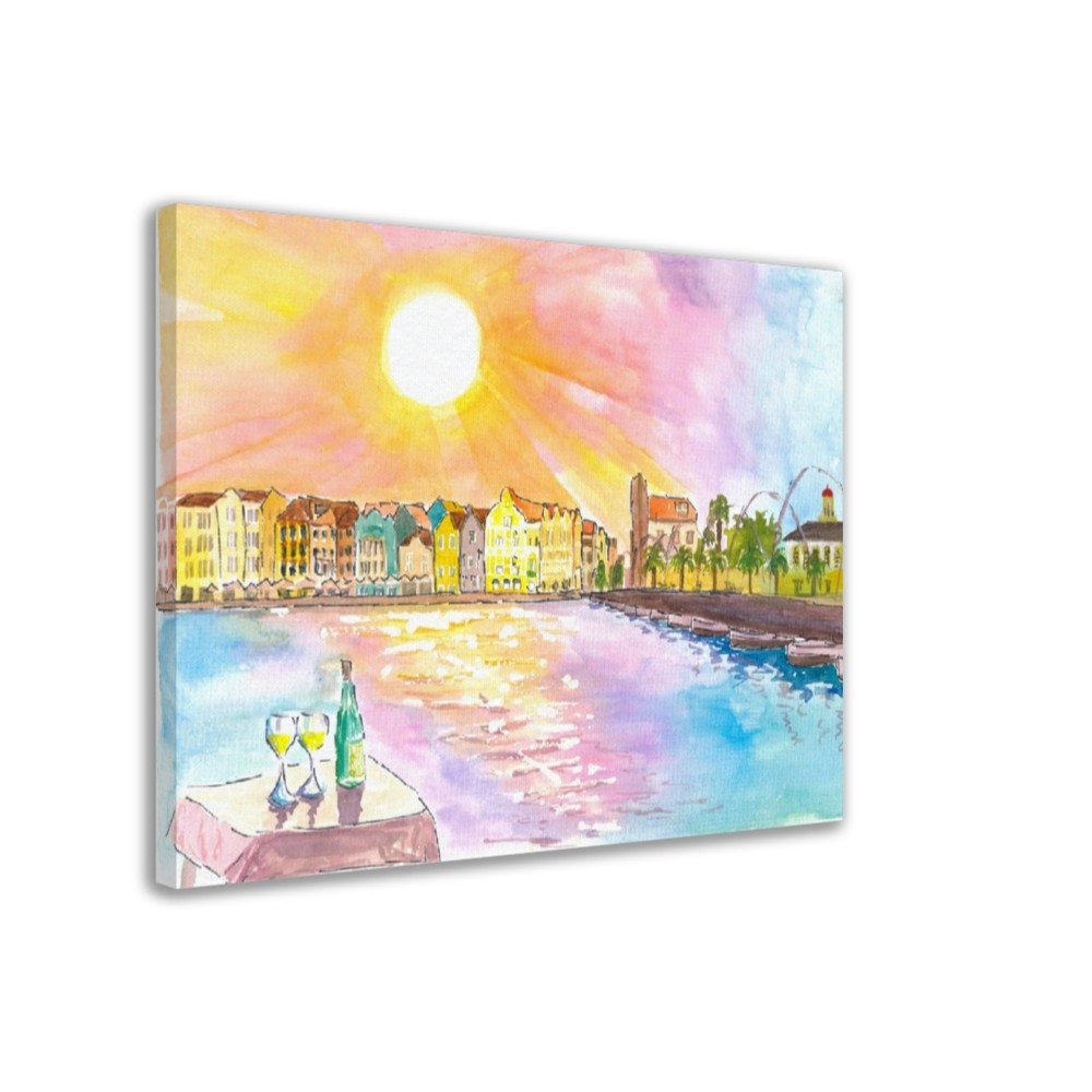 Unforgettable Willemstad Curacao Caribbean Sunset Dinner with Queen Emma Bridge and Punda
