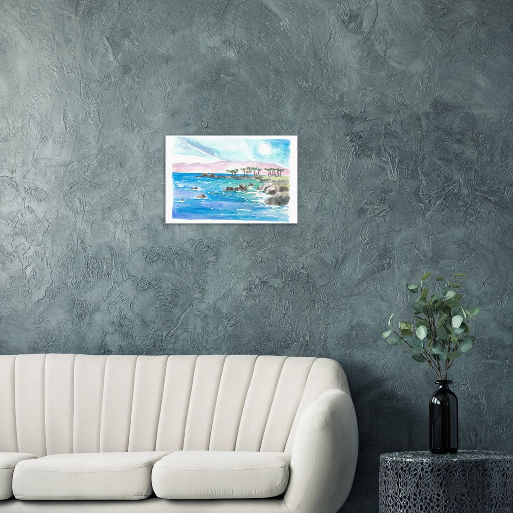 California Pacific Coastal Scene near Monterey - Limited Edition Fine Art Print - Original Painting available
