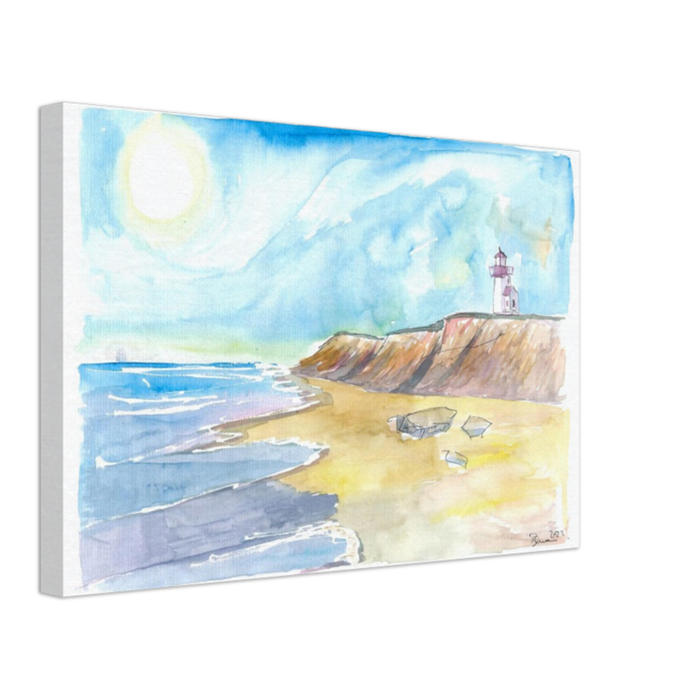 Waves and Wind on Beach of Martha’s Vineyard Massachusetts