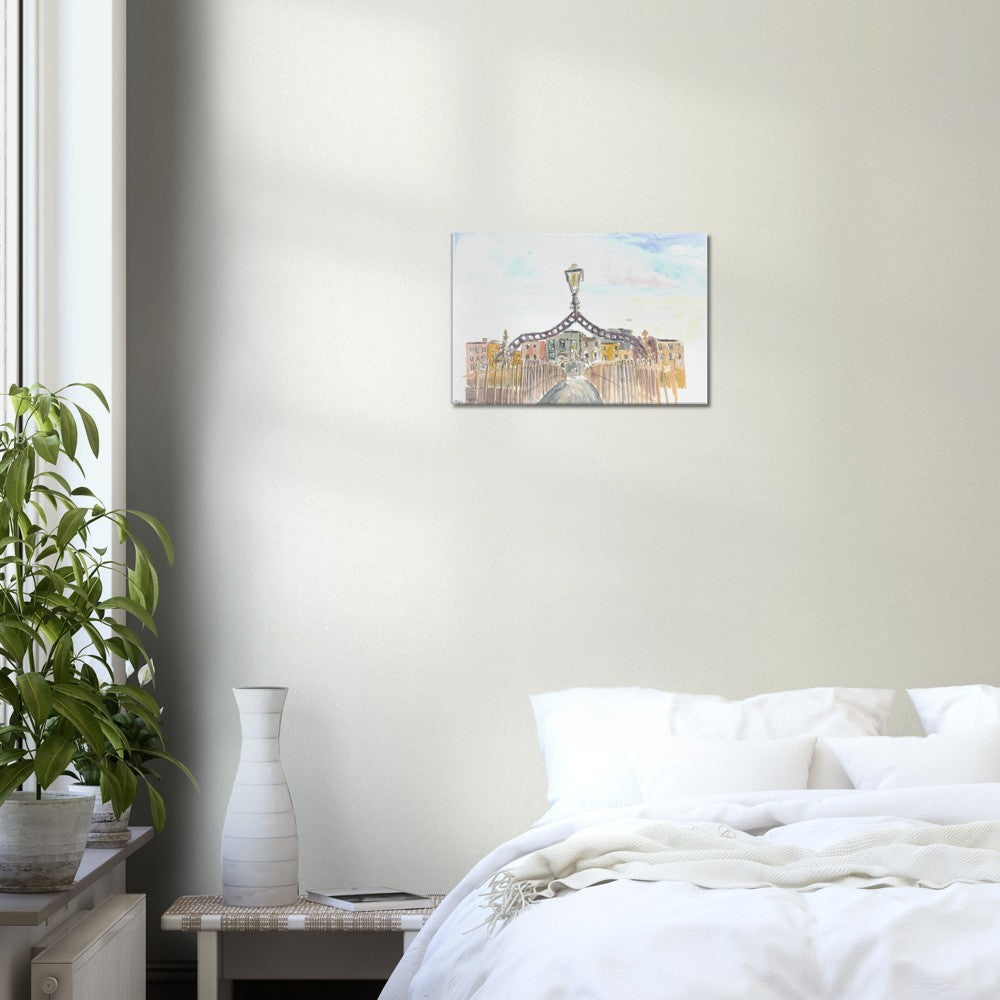 Ha’penny Bridge Impressions in Dublin Droichead na Life - Limited Edition Fine Art Print - Original Painting available