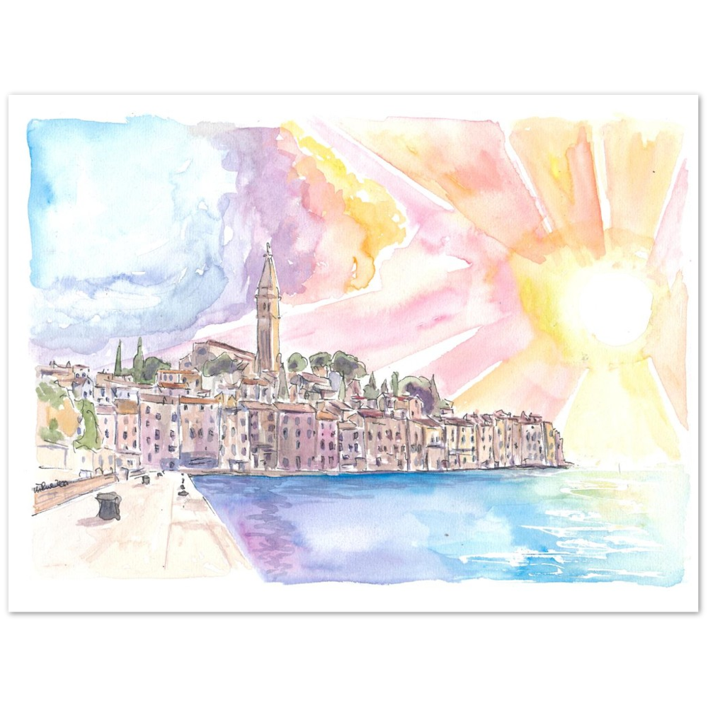 Amazing Rovinj Istrian Peninsula Dream with Waterfront - Limited Edition Fine Art Print