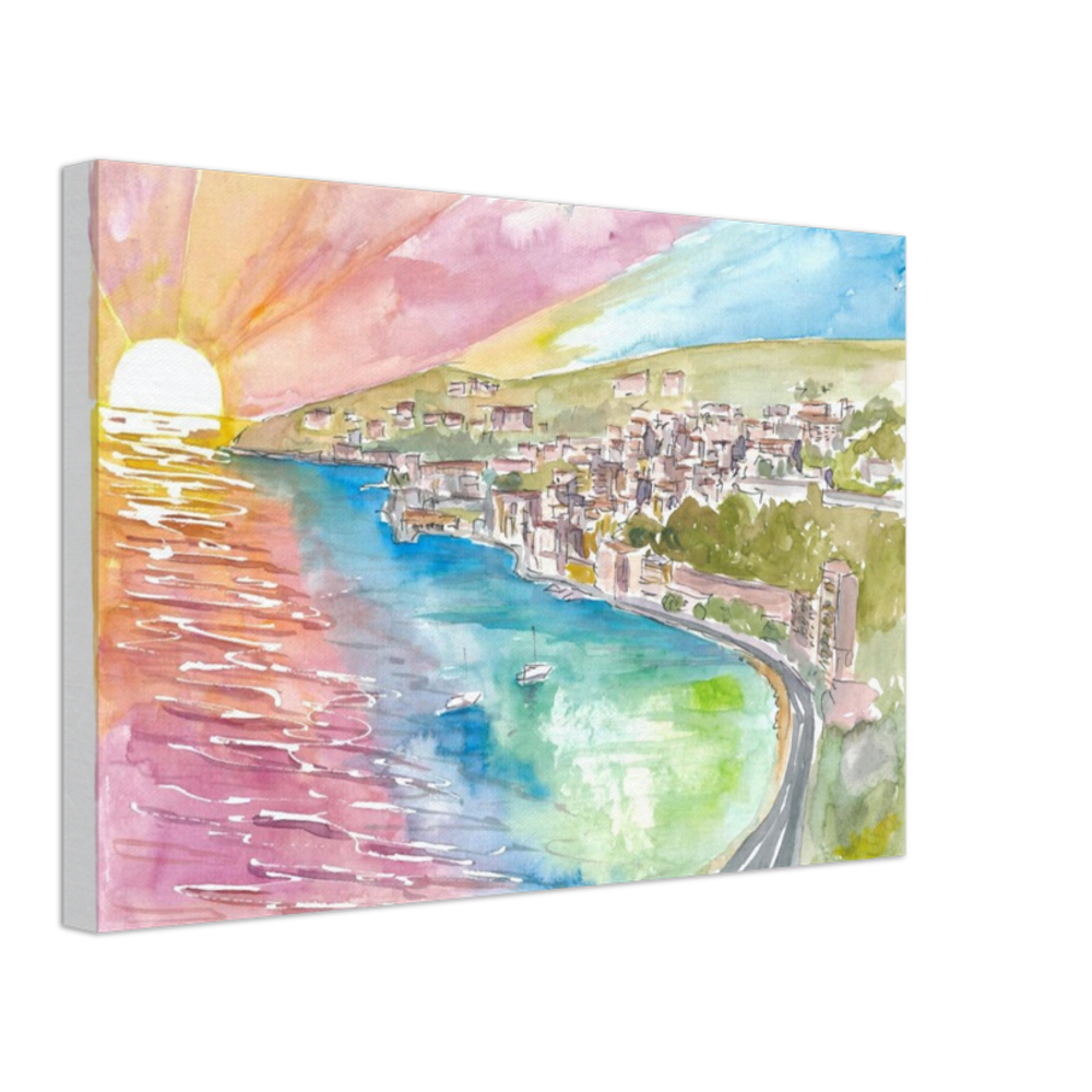 Sunset Dreams with Amazing Villefranche-sur-Mer on Côte d’Azur