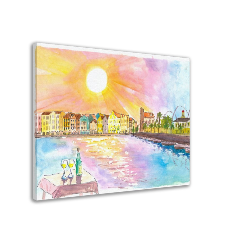 Unforgettable Willemstad Curacao Caribbean Sunset Dinner with Queen Emma Bridge and Punda
