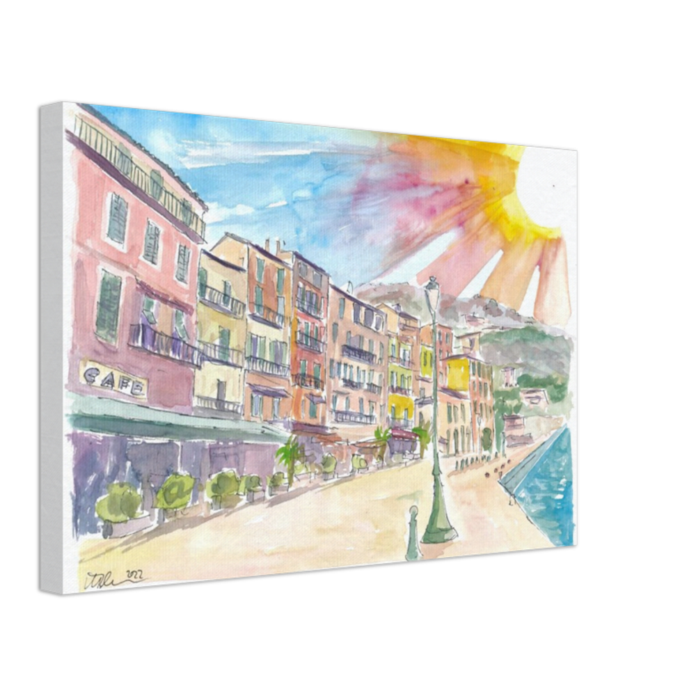 Villefranche-sur-mer Picturesque Port Scene in Alpes Maritime