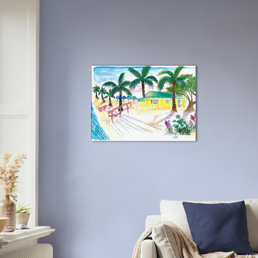 St Pete Beach FL Scene in Pass-A-Grille - Limited Edition Fine Art Print - Original Painting available