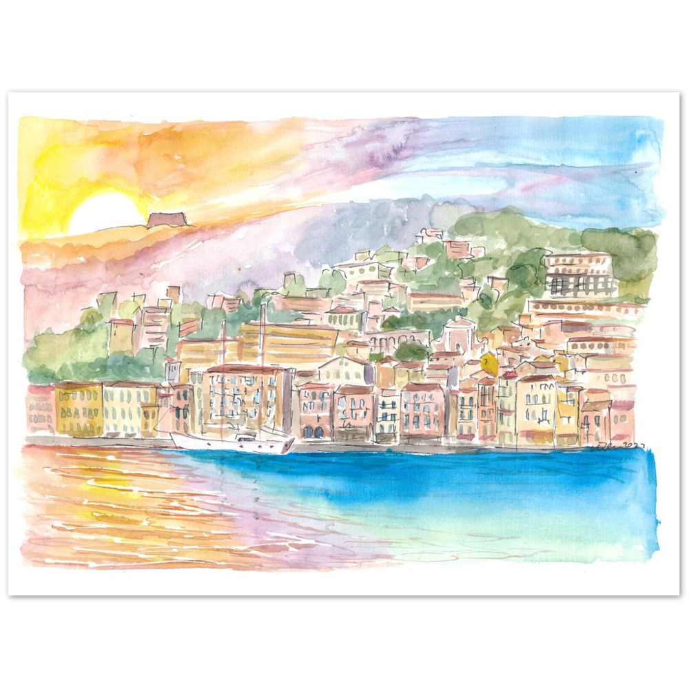 Villefranche-sur-Mer Mediterranean Dreams on French Riviera
