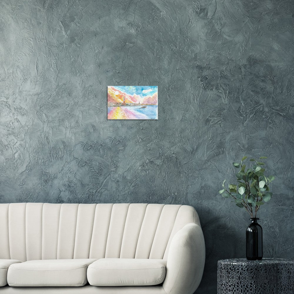 Serene Venice View San Marco and San Francesco della Vigna - Limited Edition Fine Art Print - Original Painting available