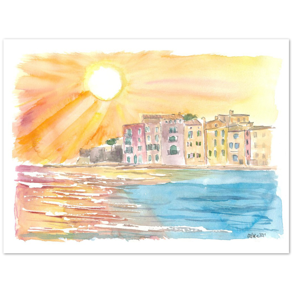 Quiet Mediterranean Days in Saint Tropez France