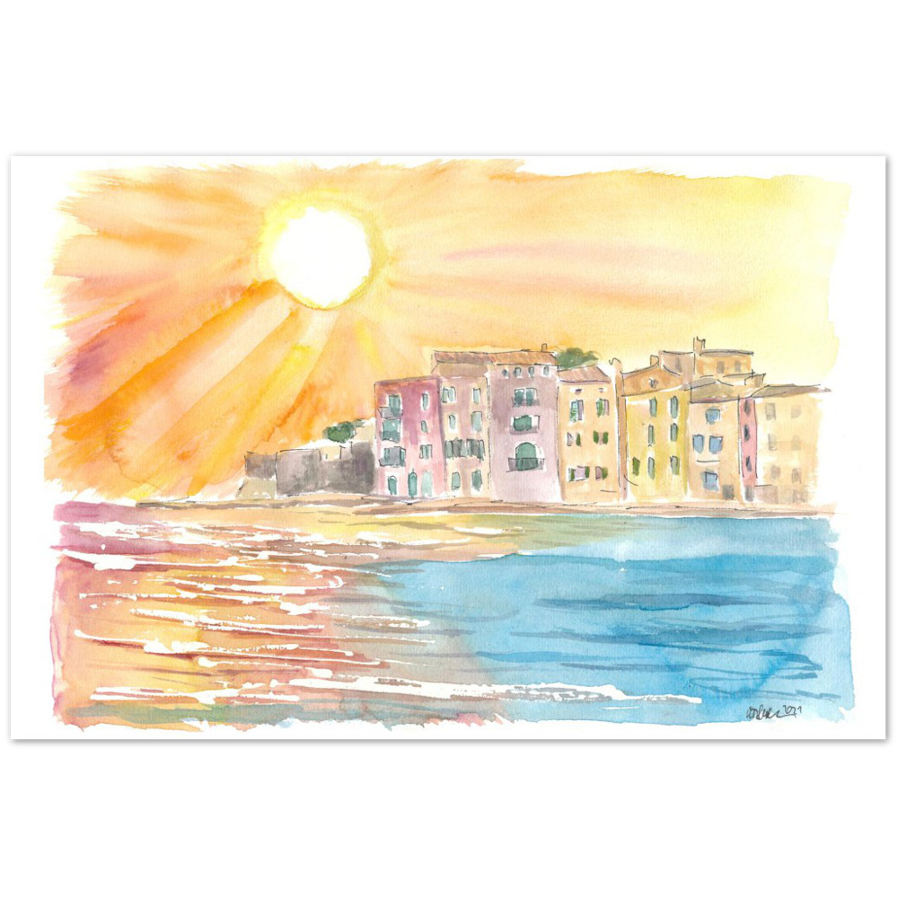 Quiet Mediterranean Days in Saint Tropez France