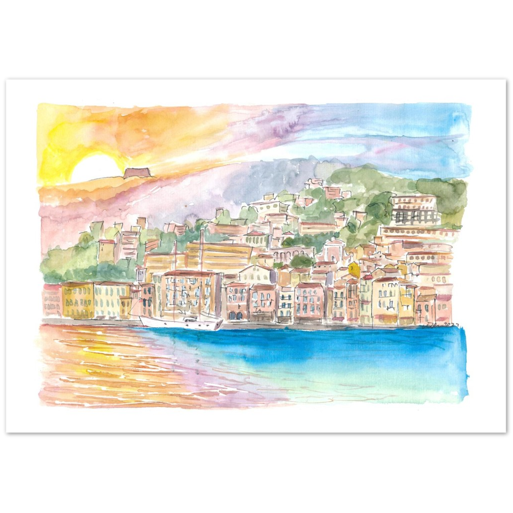 Villefranche-sur-Mer Mediterranean Dreams on French Riviera
