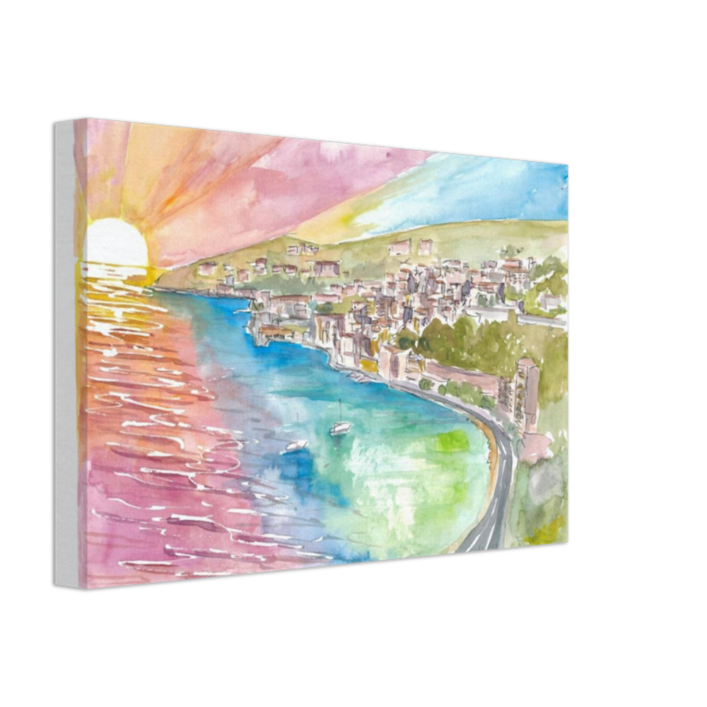 Sunset Dreams with Amazing Villefranche-sur-Mer on Côte d’Azur