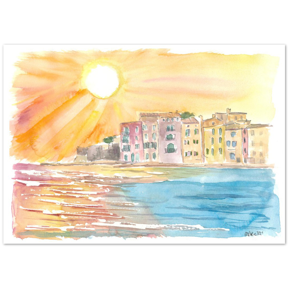 Quiet Mediterranean Days in Saint Tropez France