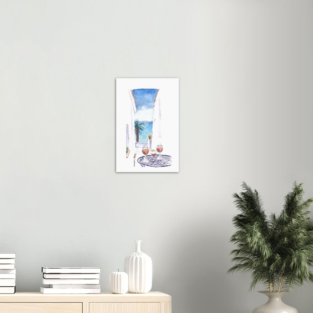 Historic City Views in Cadiz Andalusia Spain - Limited Edition Fine Art Print - Original Painting available