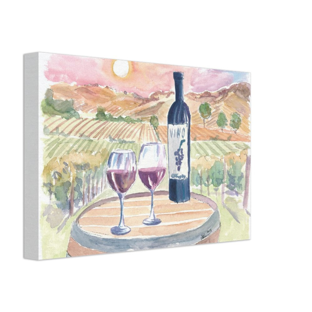 Napa Valley Experience with View, Sunset and a Romantic Table - Limited Edition Fine Art Print