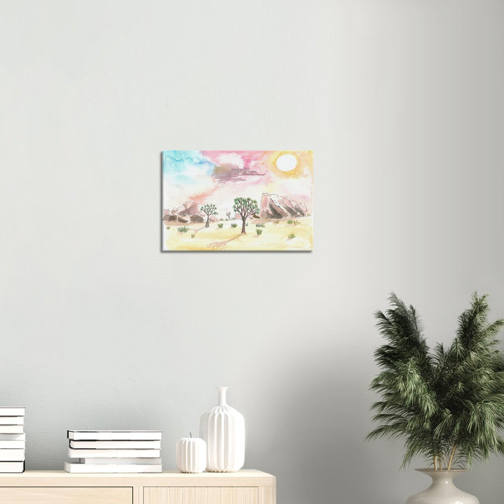 Sunset in Joshua Tree National Park - Limited Edition Fine Art Print - Original Painting available