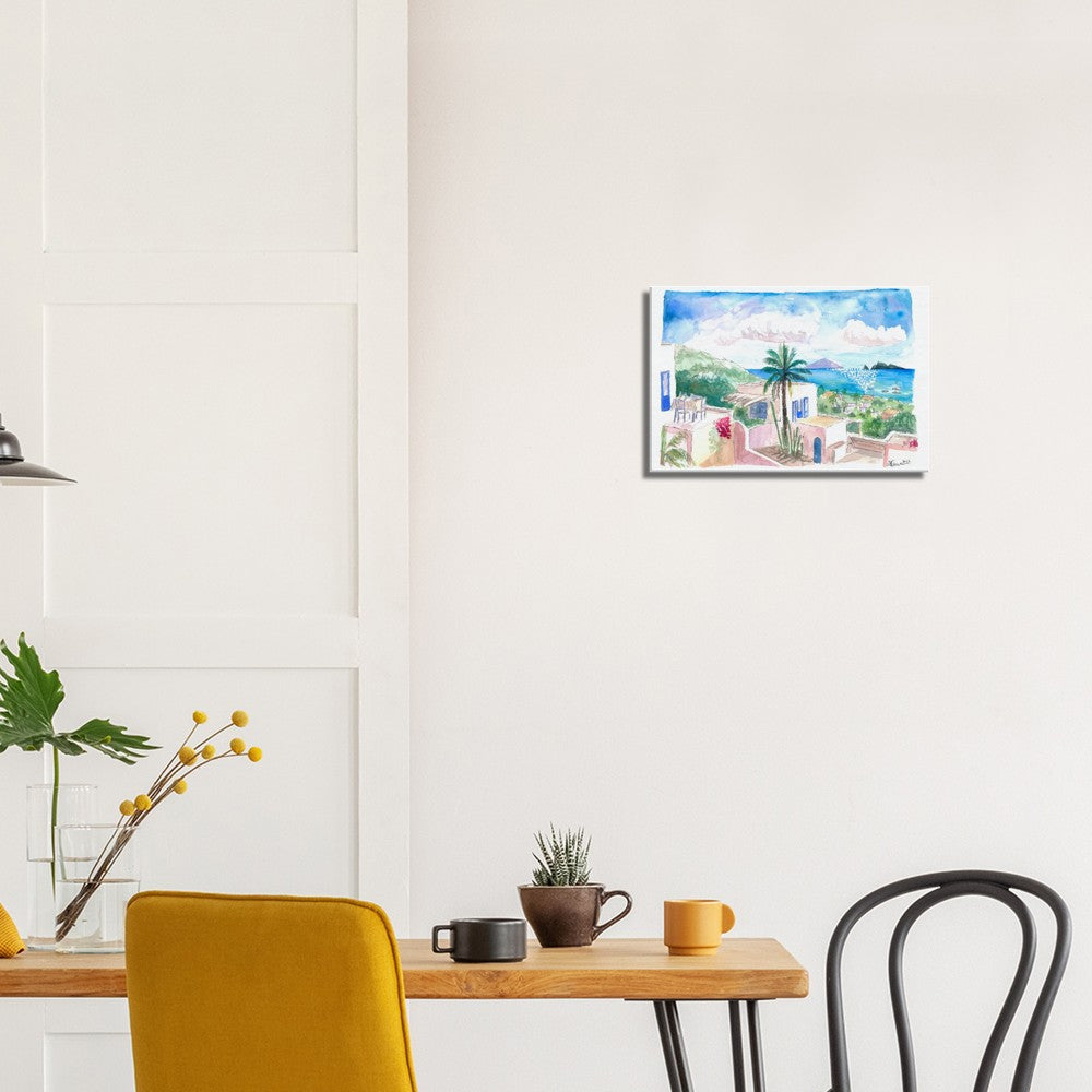 Panarea Mediterranean View with Stromboli and Aeolian Fantasies - Limited Edition Fine Art Print
