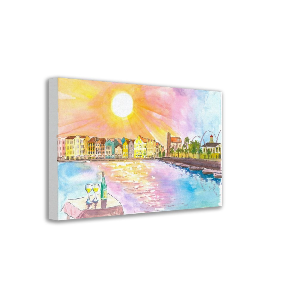 Unforgettable Willemstad Curacao Caribbean Sunset Dinner with Queen Emma Bridge and Punda