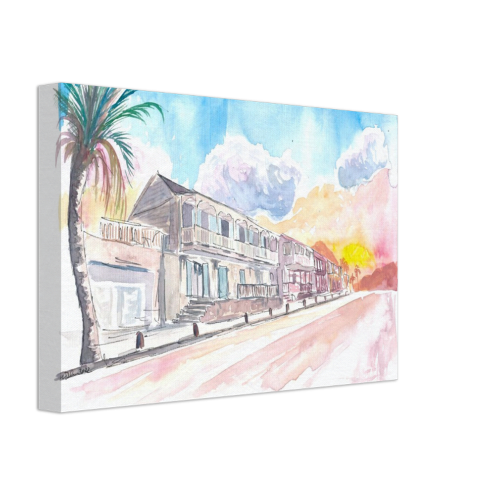French Caribbean Vibes in Marigot Saint Martin - Limited Edition Fine Art Print -