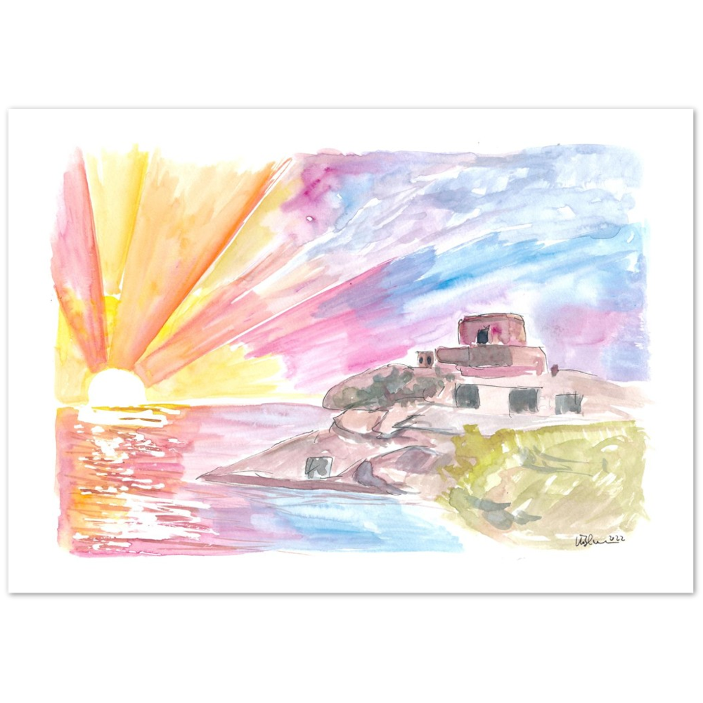 Sunset Dreams of Tulum Mexico with Caribbean Views