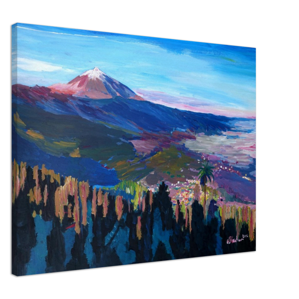 Teide Tenerife Spain Canary Islands Astonishing View Orotava Valley
