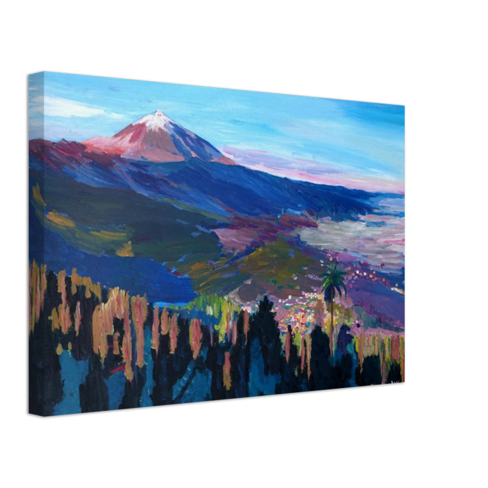 Teide Tenerife Spain Canary Islands Astonishing View Orotava Valley