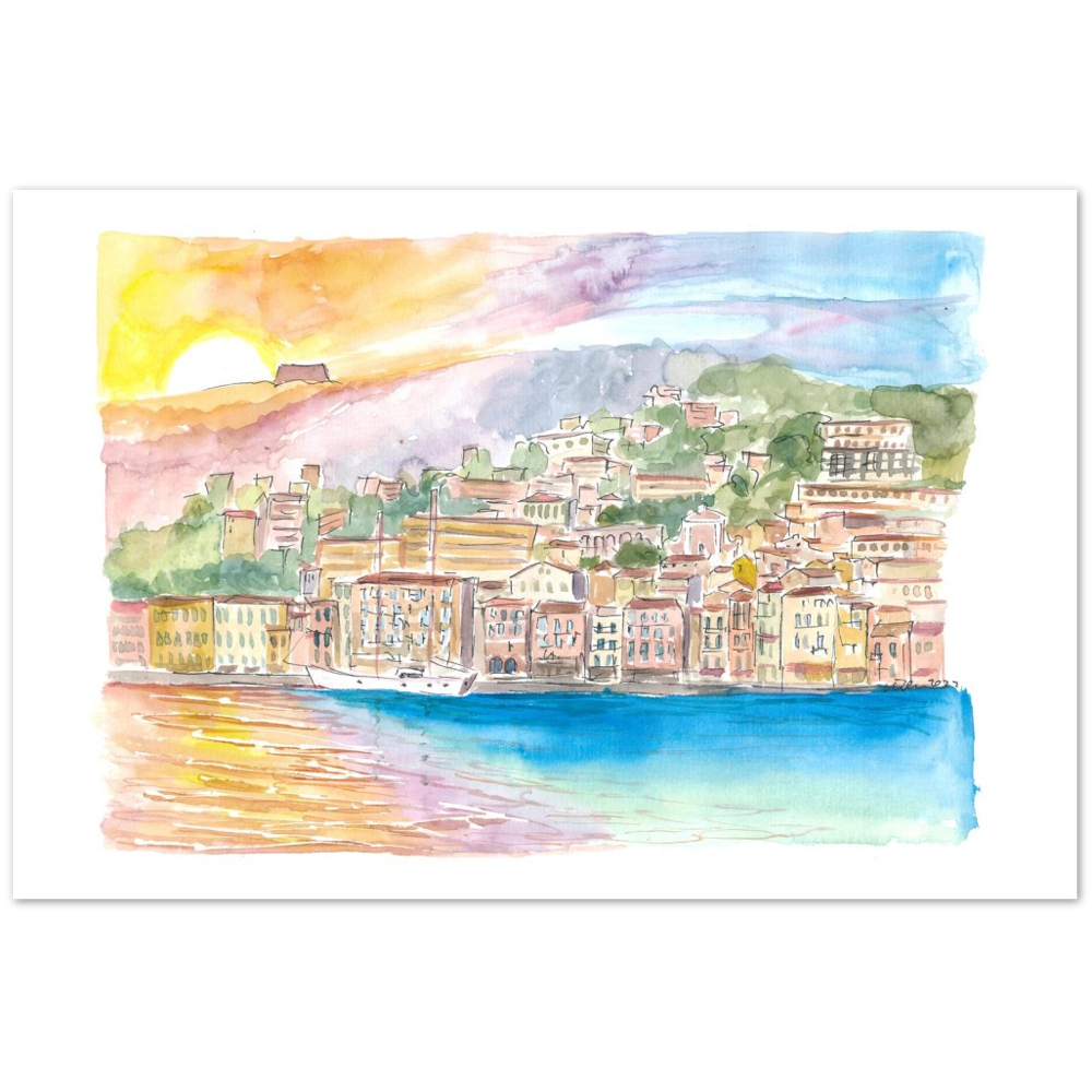 Villefranche-sur-Mer Mediterranean Dreams on French Riviera