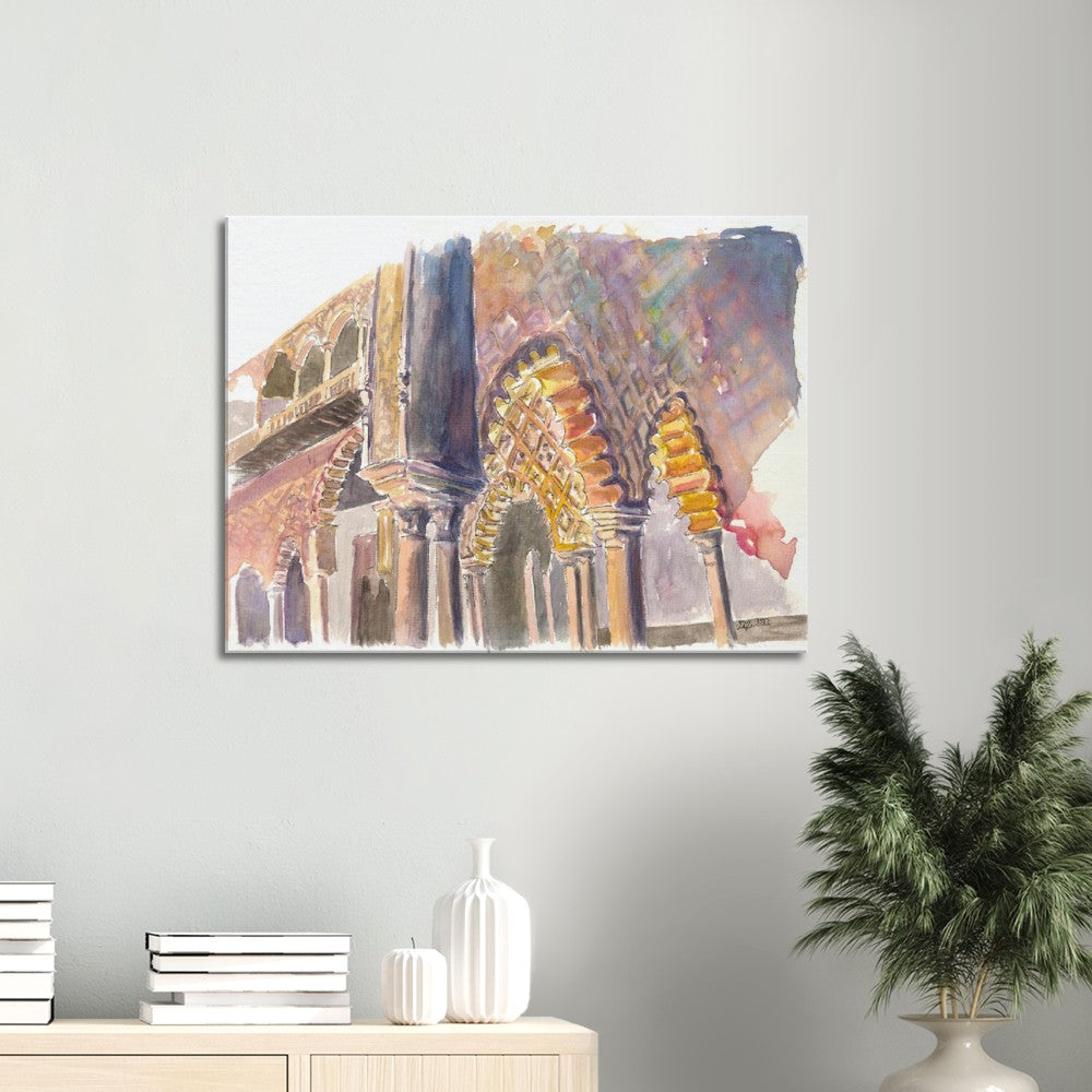 1001 Dreams in Royal Alcazar of Seville - Limited Edition Fine Art Print - Original Painting available